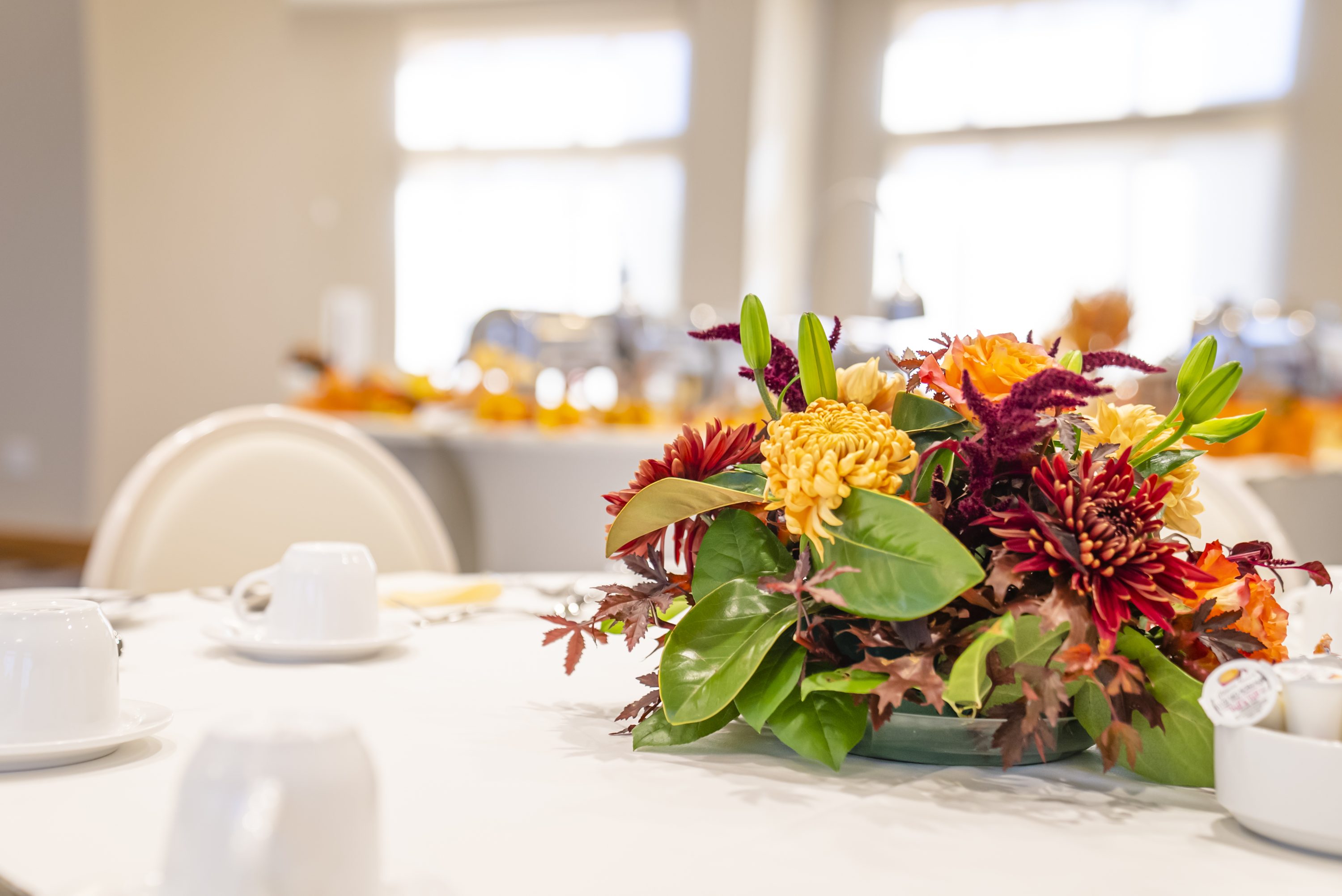 conference center table center piece