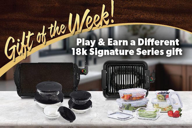 August gift of the week promo