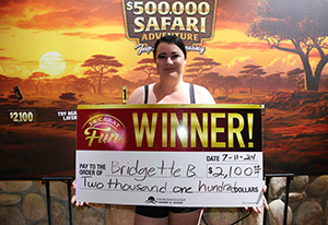 Bridgette B. Safari Giveaway Winner