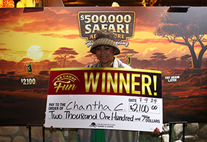 Channtha C. Safari Giveaway Winner