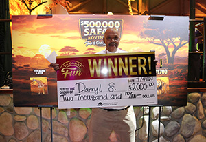 Darryl S. Safari Giveaway Winner