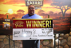 Henry S. Safari Jeep Giveaway Winner