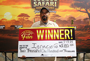 Ignacio G. Safari Jeep Giveaway Winner