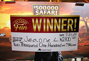 Jeanne L. Safari Adventure Winner