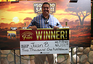 Juan B. Safari Jeep Giveaway Winner