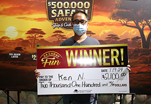 Ken N. Safari Jeep Giveaway Winner