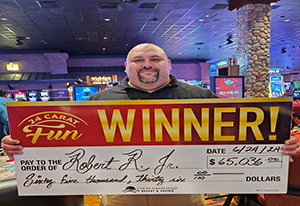 Robert R. Jackpot Winner