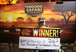 Vatsana L. Safari Giveaway Winner