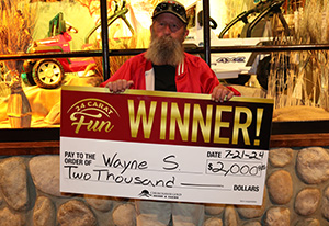 Wayne S. Firecracker Cash Giveaway Winner