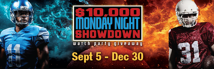 Monday Night Showdown Giveaway Promo