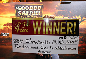 Elizabeth M. Safari and Jeep Giveaway Winner