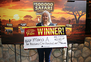 Maria A. Safari and Jeep Giveaway Winner