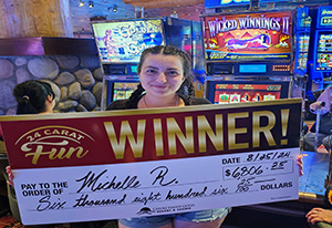 Michelle R. Jackpot Winner