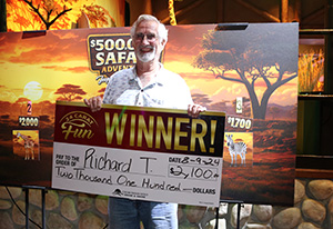 Richard T. Safari Jeep Giveaway Winner