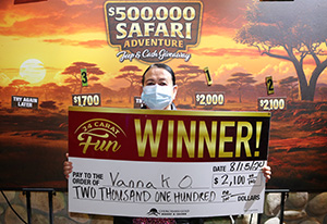 Vannak O. Safari Jeep Giveaway Winner