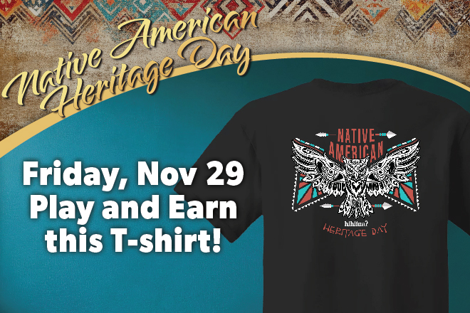 Native American Heritage Day Tshirt reward promo