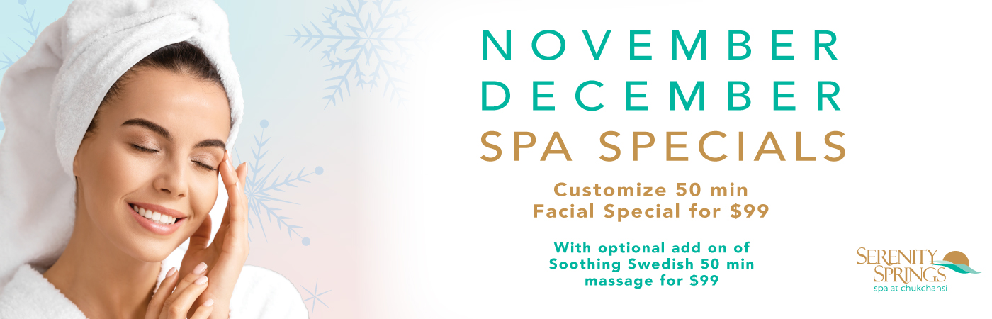 Nov and Dec Spa Special Promo