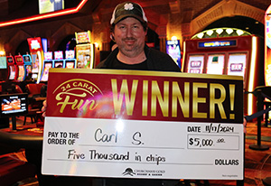 Carl S. BJ Tournament Winner NOV