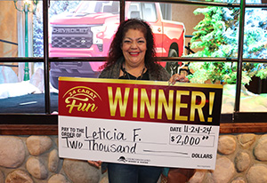 Leticia F. Direct Mailer Winner