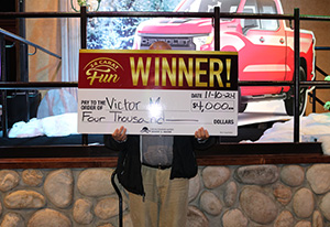 Victor M. Direct Mailer giveaway winner