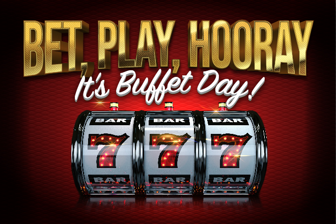 Bet, Play, Hooray! It's Buffet Day website banner