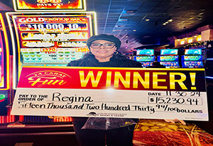 Regina W. Jackpot Winner