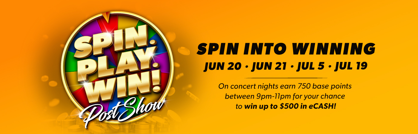 Spin Play Win! post show website promo