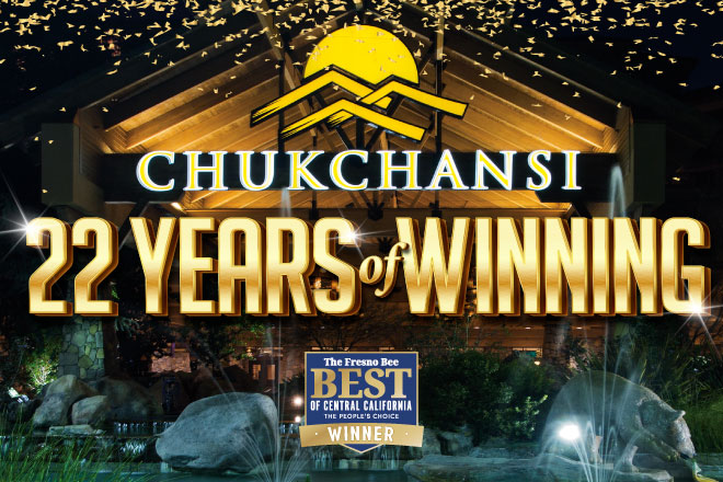 Chukchansi Gold celebrate 22 years of winning website promotion