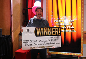 Jesus Gamez C.Cash Carnival Giveaway Winner