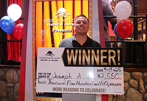 Joseph A. Cash Carnival Giveaway Winner