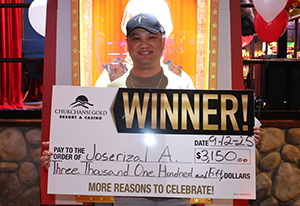 Joserizal A. Cash Carnival Giveaway Winner