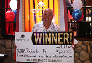 Roberto R.Cash Carnival Giveaway Winner