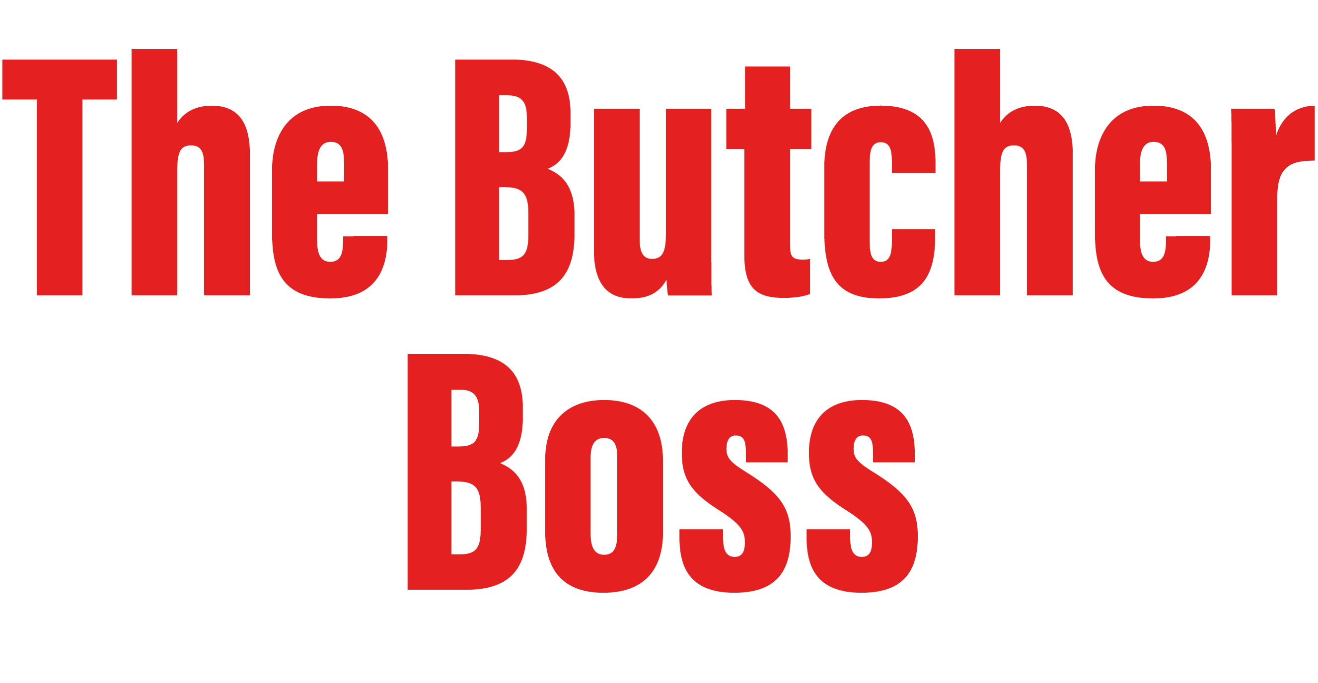 The Butcher Boss Logo