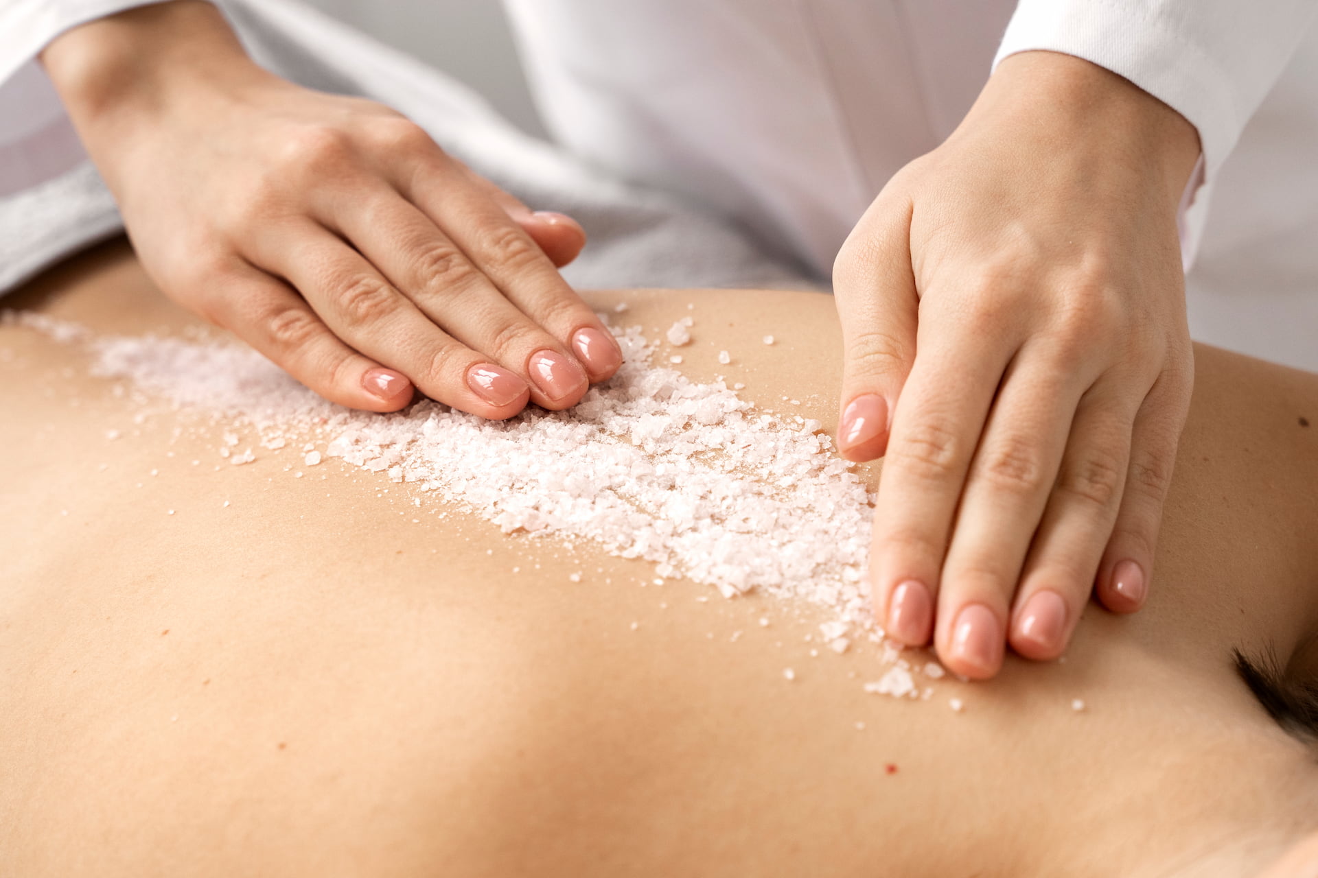 woman getting a massage