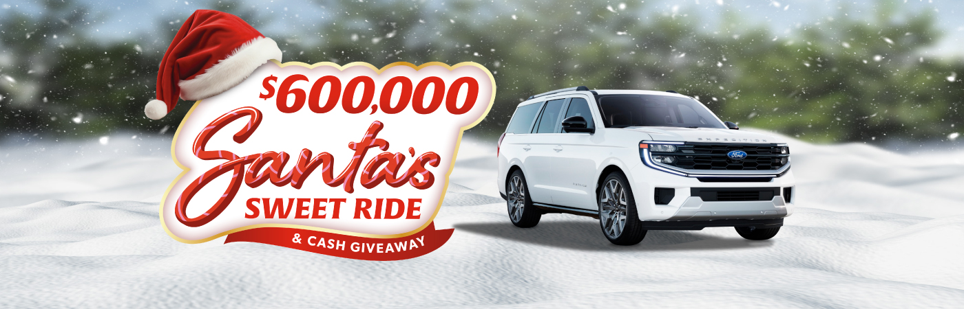 $600,000 Santa's Sweet Ride & Cash Giveaway