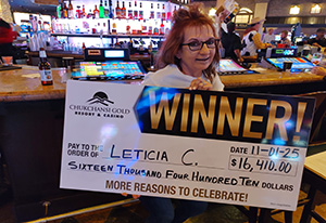 Leticia C. Jackpot Winner