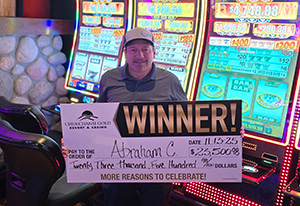 Abraham C. Jackpot Winner