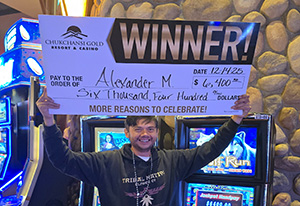 Alexander M. Jackpot Winner