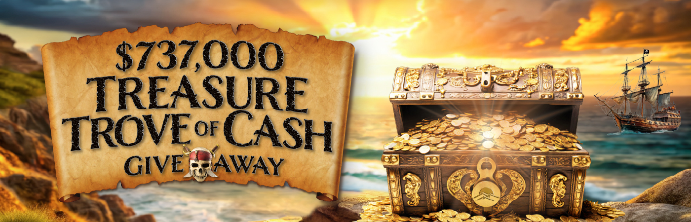 Treasure Trove of Cash Giveaway Promotion