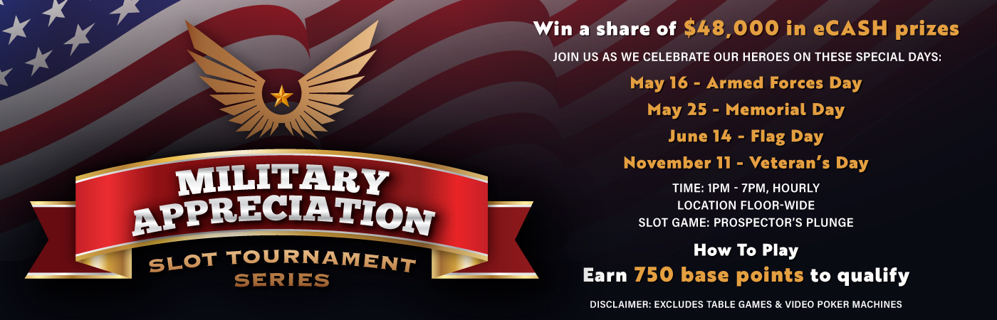 Military Appreciation Slot Tournament