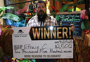 Efrain C. Tropicool Giveaway Winner
