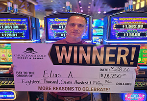 Elias A. Jackpot Winner