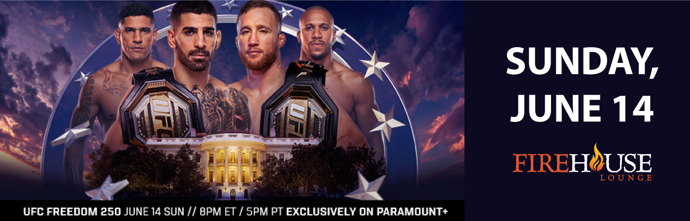 UFC 250 Fight inside Firehouse Lounge