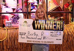 Bertha R. Tropicool Giveaway Winner