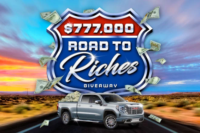 $777K Road to Riches Giveaway