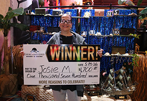 Josie M. Treasure Trove Giveaway Winner