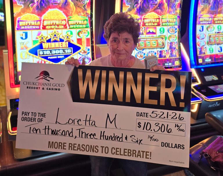 Loretta M. Jackpot Winner
