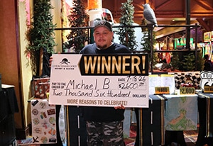 Michael B. Treasure Trove Giveaway Winner