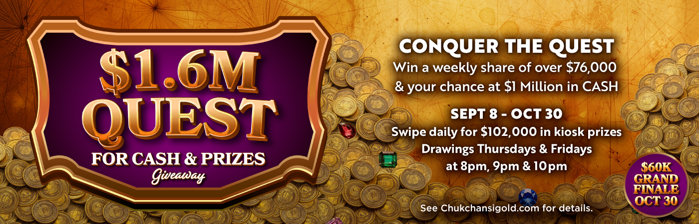 $1.6 Million Quest for Cash Giveaway