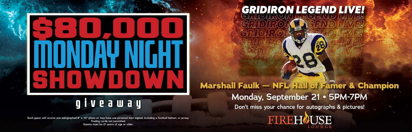 $80K Monday Night Special Appearance: Marshall Faulk